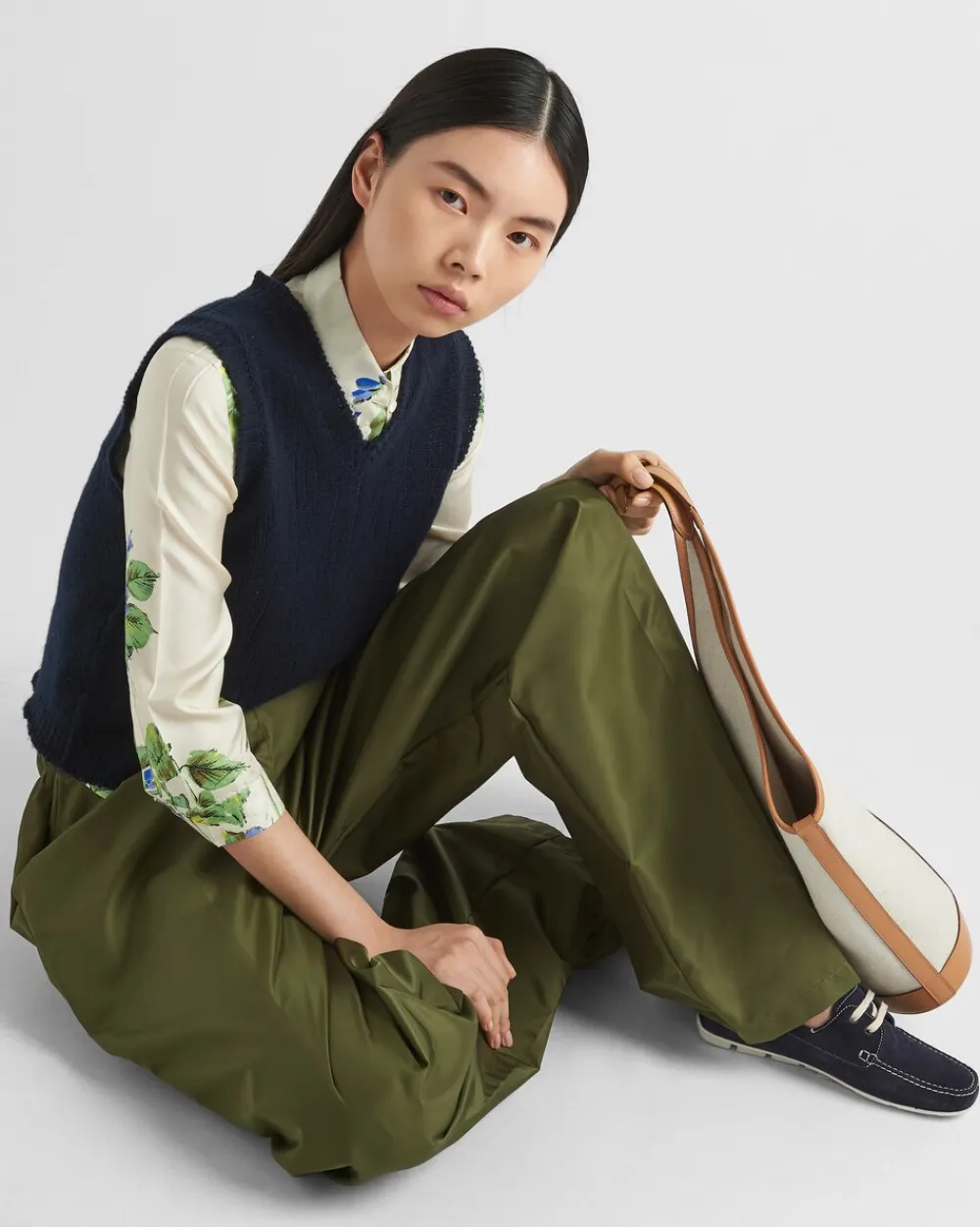 Mujer Prada COLECCIÓN FEMENINA|PANTALONES LARGOS Y CORTOS^Pantalones De Re-nylon