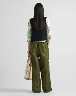 Mujer Prada COLECCIÓN FEMENINA|PANTALONES LARGOS Y CORTOS^Pantalones De Re-nylon