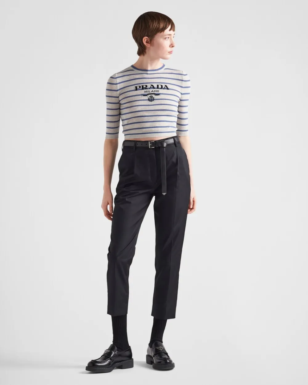 Mujer Prada COLECCIÓN FEMENINA|PANTALONES LARGOS Y CORTOS^Pantalones De Re-nylon