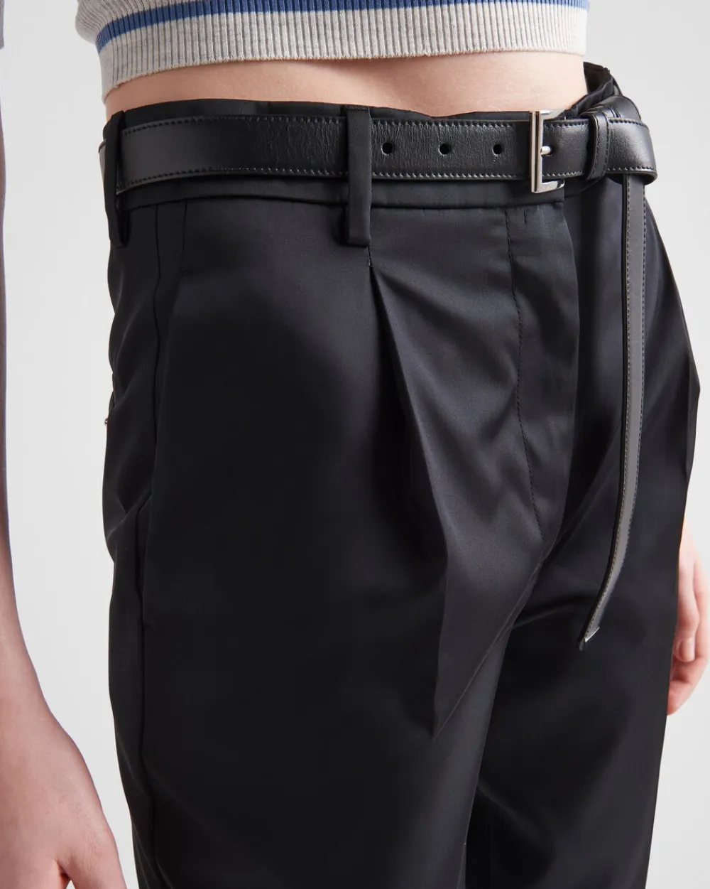 Mujer Prada COLECCIÓN FEMENINA|PANTALONES LARGOS Y CORTOS^Pantalones De Re-nylon