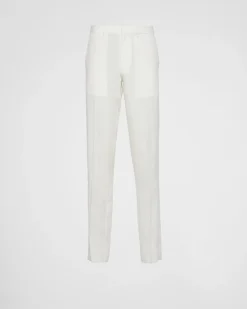 Hombre Prada PANTALONES Y BERMUDAS^Pantalones De Seda