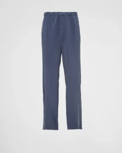 Hombre Prada PANTALONES Y BERMUDAS^Pantalones De Seda