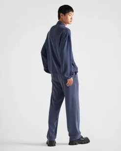 Hombre Prada PANTALONES Y BERMUDAS^Pantalones De Seda