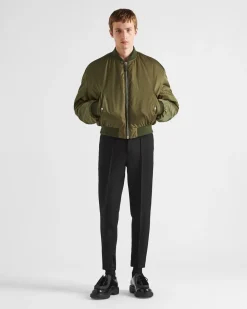 Hombre Prada PANTALONES Y BERMUDAS^Pantalones De Tejido Gabardina Técnico
