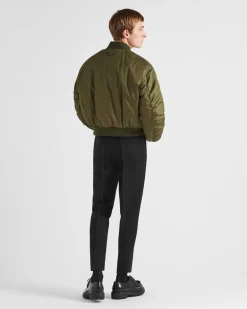 Hombre Prada PANTALONES Y BERMUDAS^Pantalones De Tejido Gabardina Técnico