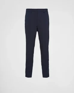 Hombre Prada PANTALONES Y BERMUDAS^Pantalones De Tejido Técnico Elástico