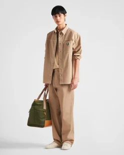 Hombre Prada PANTALONES Y BERMUDAS^Pantalones Elásticos De Algodón