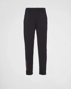 Mujer Prada ROPA^Pantalones En Tejido Técnico Reciclado