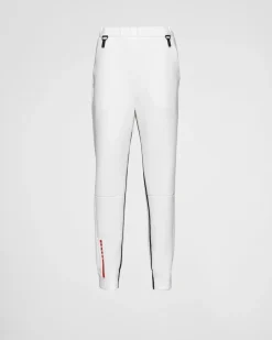 Mujer Prada ROPA^Pantalones En Tejido Técnico Reciclado