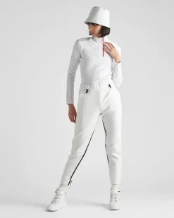 Mujer Prada ROPA^Pantalones En Tejido Técnico Reciclado
