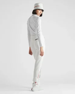 Mujer Prada ROPA^Pantalones En Tejido Técnico Reciclado