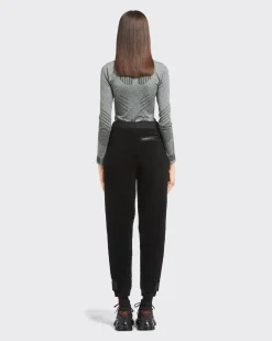 Mujer Prada ROPA^Pantalones Tejido Técnico Y Forro Polar
