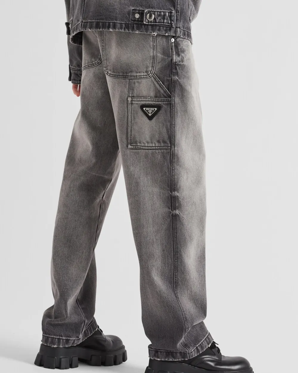 Hombre Prada TEJIDO VAQUERO^Pantalones Vaqueros