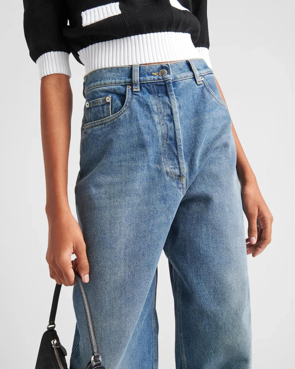 Mujer Prada TEJIDO VAQUERO^Pantalones Vaqueros