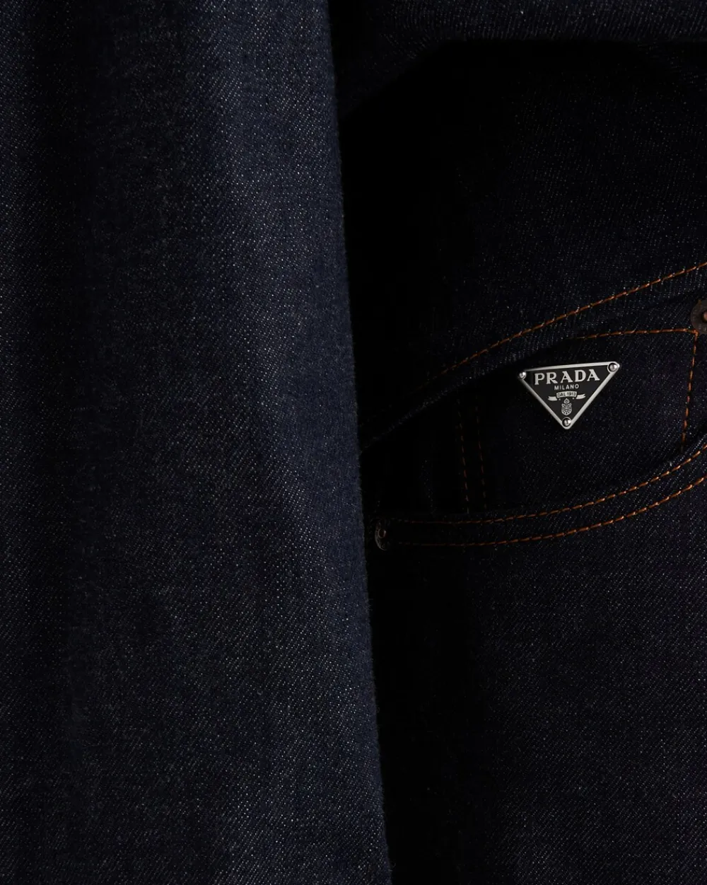 Hombre Prada TEJIDO VAQUERO^Pantalones Vaqueros De Cinco Bolsillos