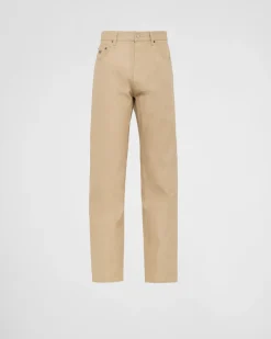 Hombre Prada TEJIDO VAQUERO^Pantalones Vaqueros De Cinco Bolsillos