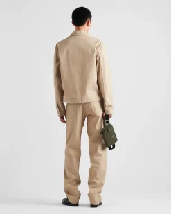 Hombre Prada TEJIDO VAQUERO^Pantalones Vaqueros De Cinco Bolsillos