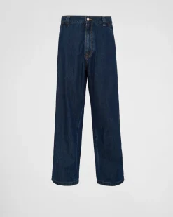 Hombre Prada TEJIDO VAQUERO^Pantalones Vaqueros Ligeros
