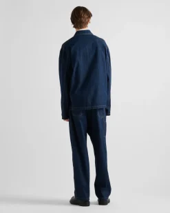 Hombre Prada TEJIDO VAQUERO^Pantalones Vaqueros Ligeros