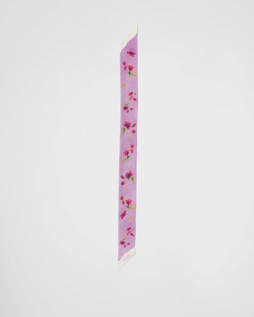 Mujer Prada BUFANDAS Y PAÑUELOS^Pañuelo De Sarga Con Estampado