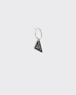 Hombre Prada JOYAS DE PLATA^Pendiente Con Colgante Symbole