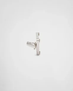 Mujer Prada JOYAS DE PLATA^Pendiente Individual Derecho Symbole