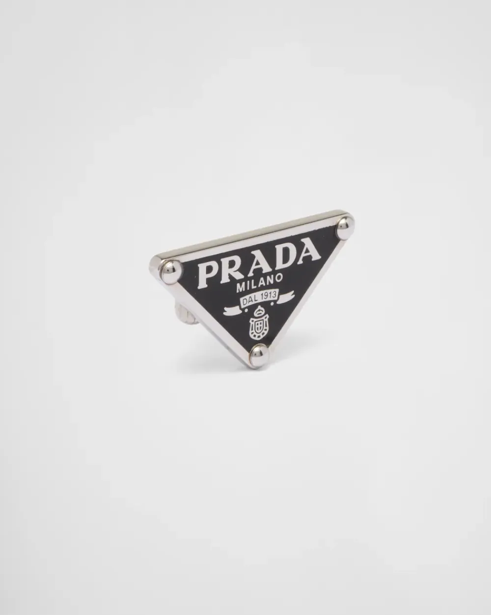 Mujer Prada JOYAS DE PLATA^Pendiente Individual Izquierdo Symbole