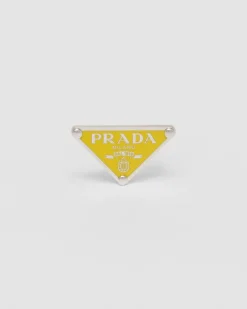 Mujer Prada JOYAS DE PLATA^Pendiente Individual Izquierdo Symbole