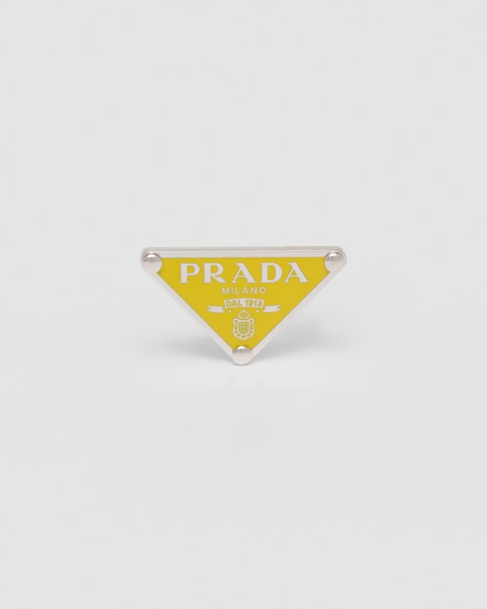 Mujer Prada JOYAS DE PLATA^Pendiente Individual Izquierdo Symbole