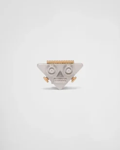 Hombre Prada JOYAS DE PLATA^Pendiente Joya De Robot