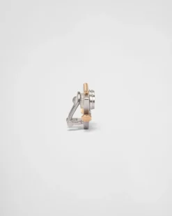 Hombre Prada JOYAS DE PLATA^Pendiente Joya De Robot