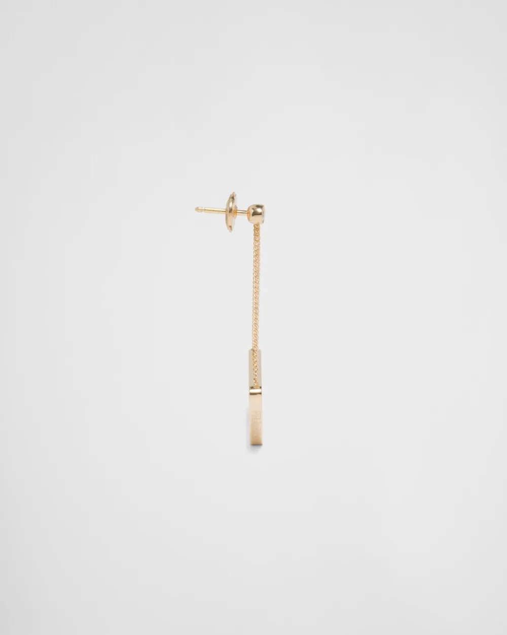Mujer Prada COLECCIÓN DE JOYERÍA ELEGANTE^Pendientes Con Colgante Calado Eternal Gold De Oro Amarillo Y Diamantes