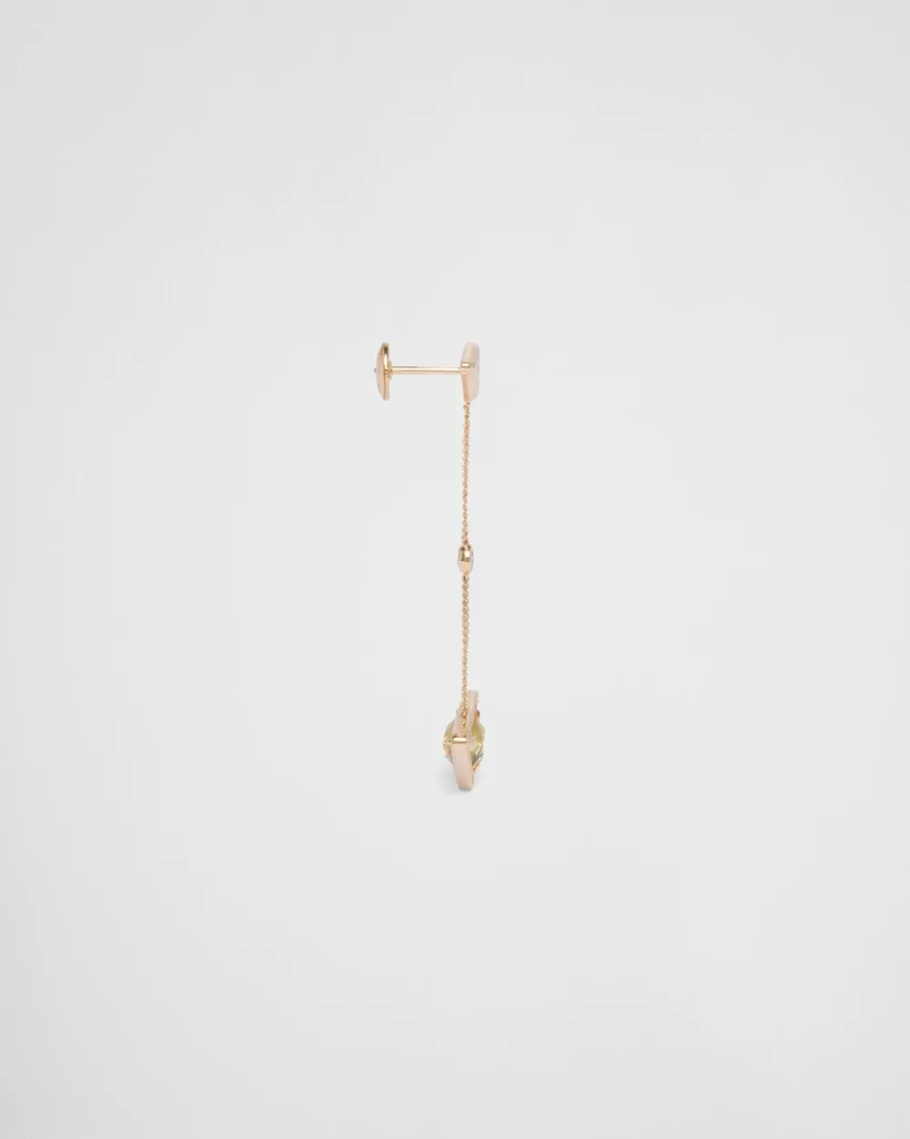 Mujer Prada COLECCIÓN DE JOYERÍA ELEGANTE^Pendientes Eternal Gold De Oro Y Diamantes