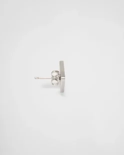 Mujer Prada JOYAS DE PLATA^Pendientes Smalto Jewels