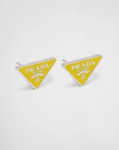 Mujer Prada JOYAS DE PLATA^Pendientes Smalto Jewels