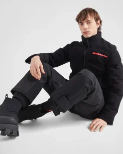 Hombre Prada ROPA^Plumífero Corto De Punto Técnico