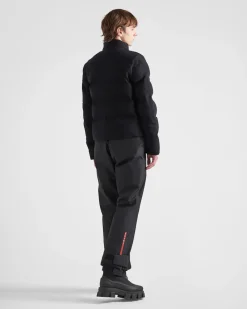 Hombre Prada ROPA^Plumífero Corto De Punto Técnico