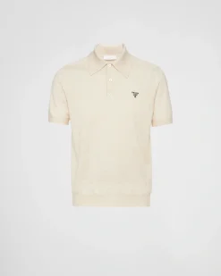 Hombre Prada CAMISETAS Y POLOS|TEJIDOS DE PUNTO^Polo De Cachemir