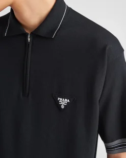 Hombre Prada TEJIDOS DE PUNTO^Polo De Lana Superfina