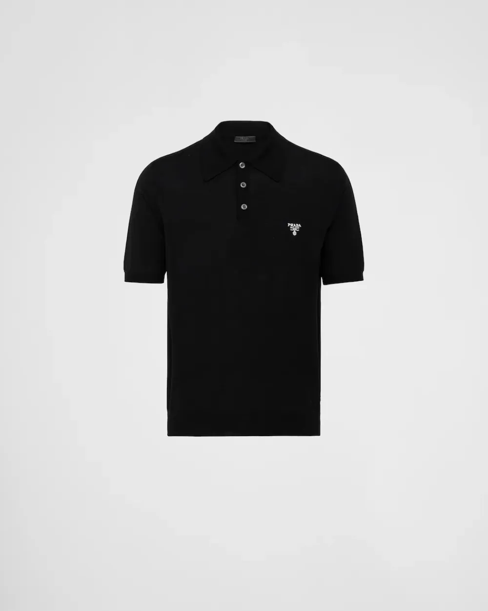 Hombre Prada TEJIDOS DE PUNTO^Polo De Lana Superfina