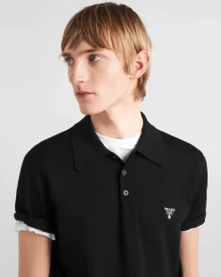 Hombre Prada TEJIDOS DE PUNTO^Polo De Lana Superfina