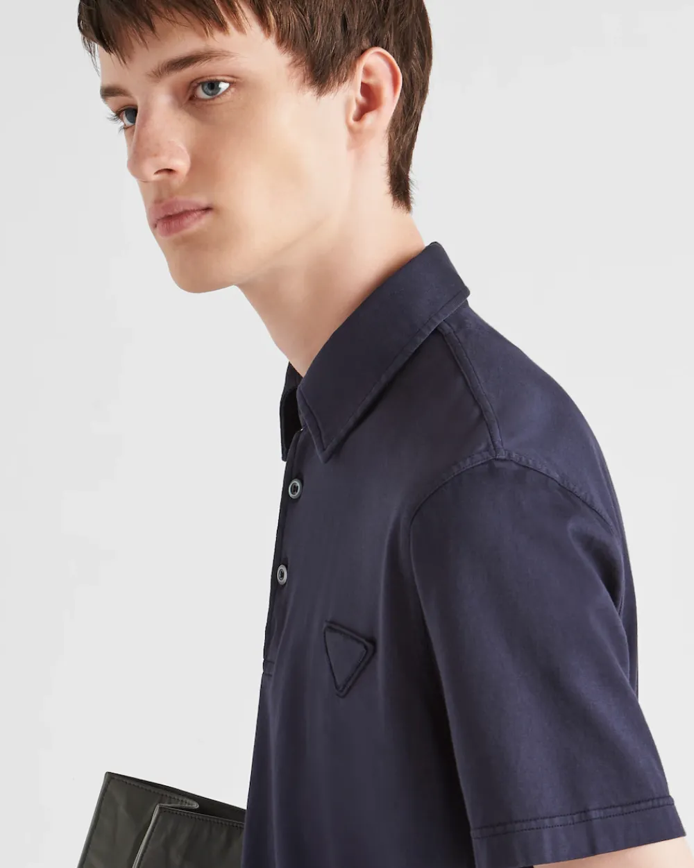 Hombre Prada CAMISETAS Y POLOS^Polo De Manga Corta De Algodón
