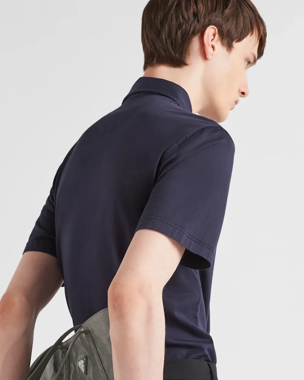 Hombre Prada CAMISETAS Y POLOS^Polo De Manga Corta De Algodón