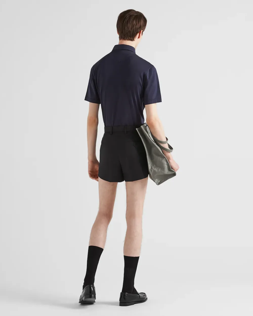 Hombre Prada CAMISETAS Y POLOS^Polo De Manga Corta De Algodón