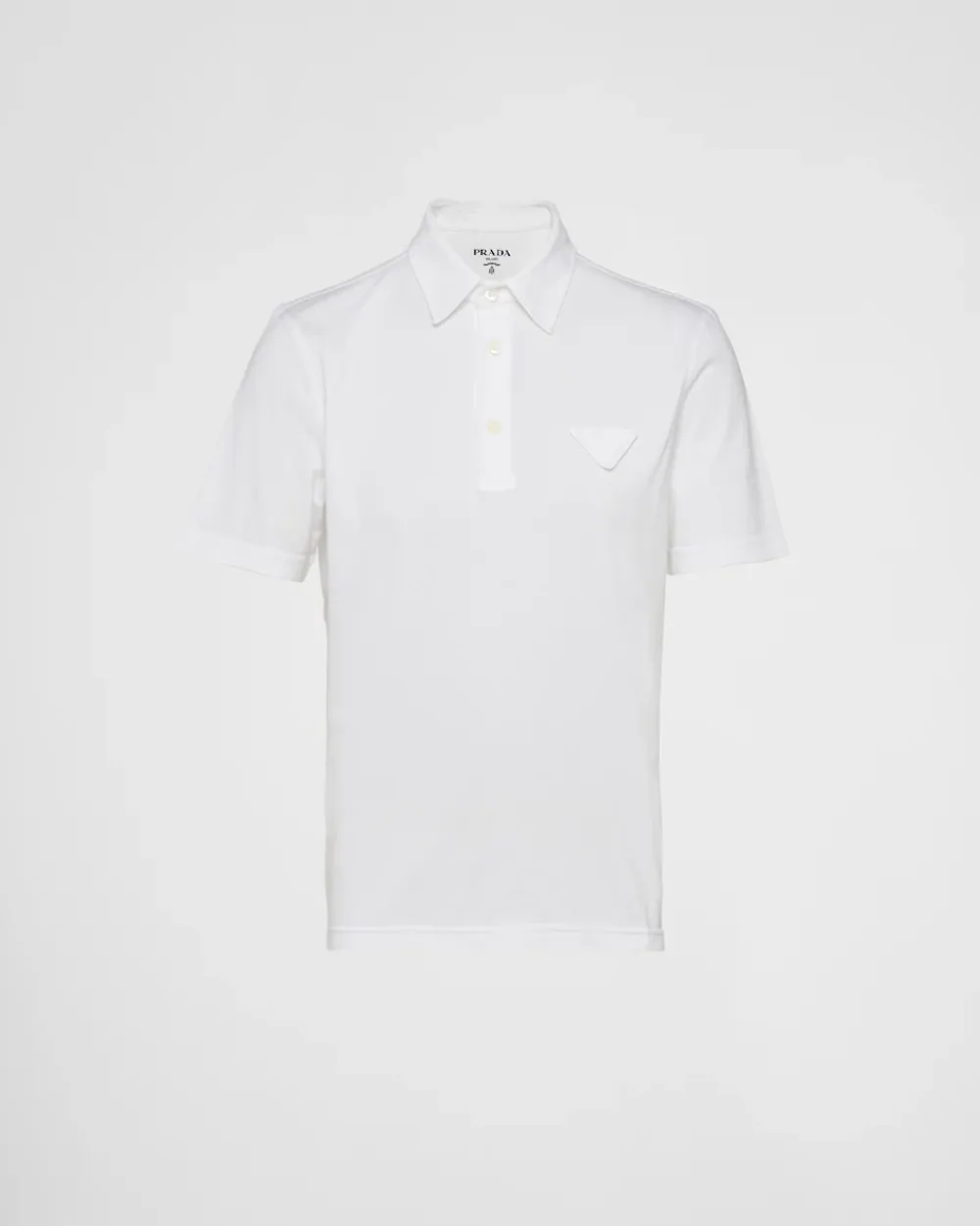 Hombre Prada CAMISETAS Y POLOS^Polo De Manga Corta De Algodón