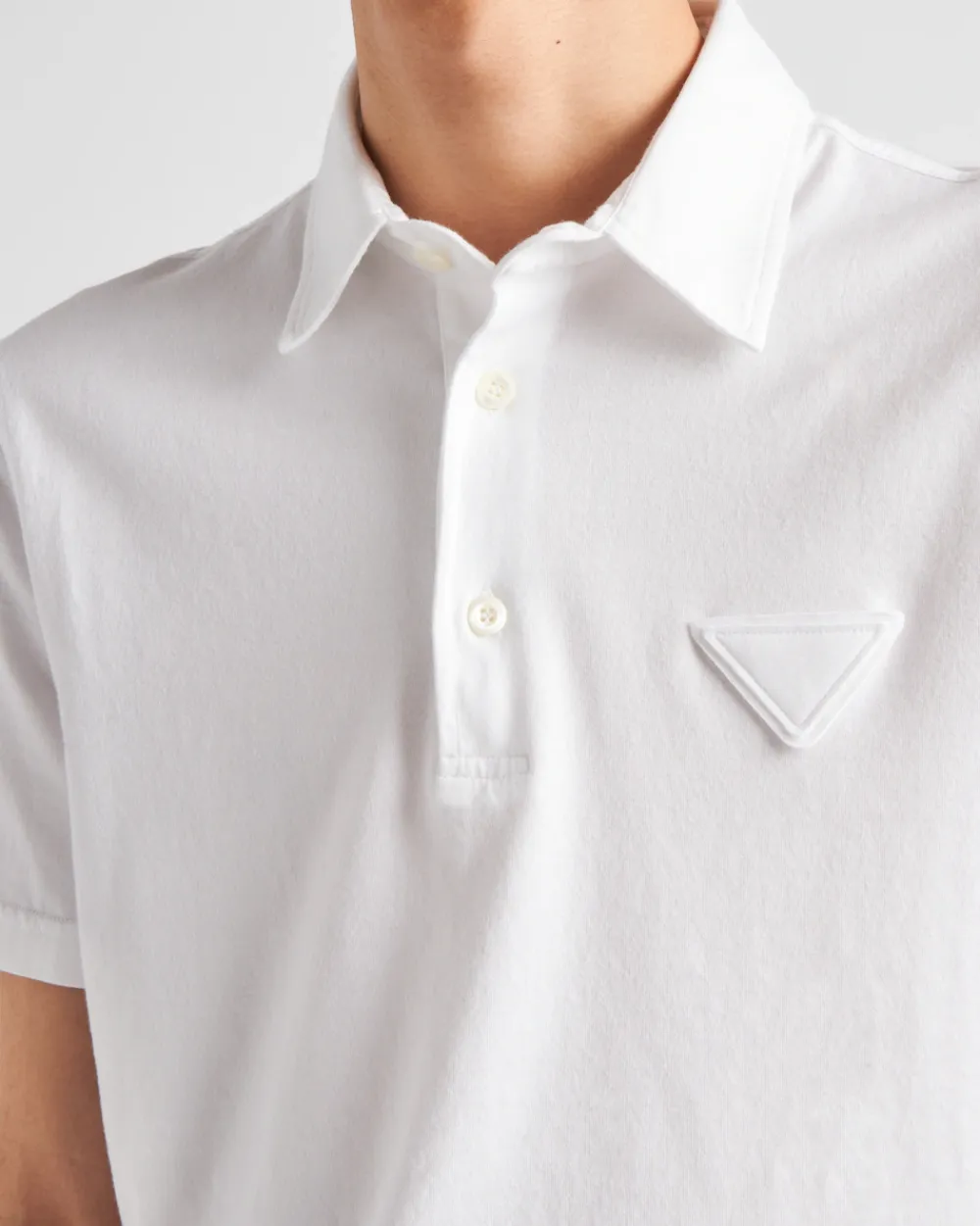 Hombre Prada CAMISETAS Y POLOS^Polo De Manga Corta De Algodón