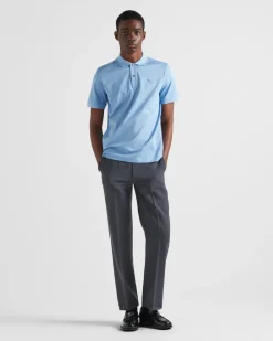 Hombre Prada CAMISETAS Y POLOS^Polo De Piqué