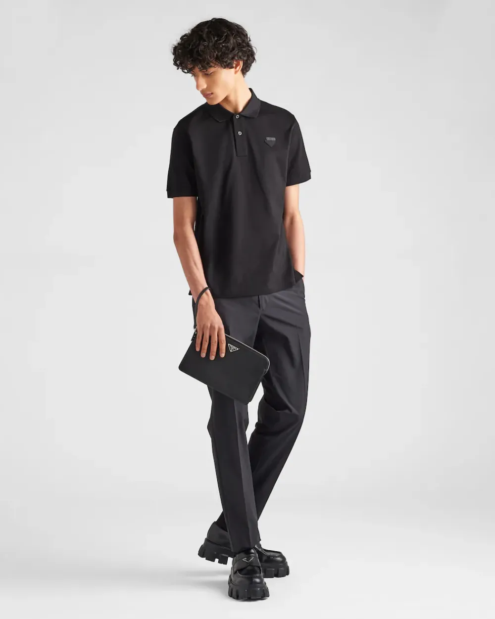 Hombre Prada CAMISETAS Y POLOS^Polo De Piqué