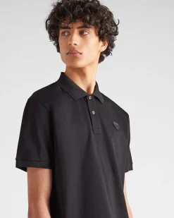 Hombre Prada CAMISETAS Y POLOS^Polo De Piqué