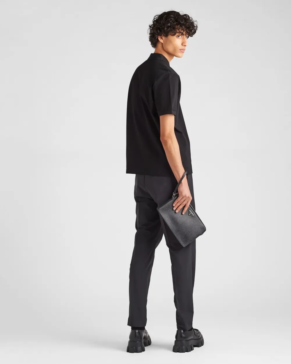 Hombre Prada CAMISETAS Y POLOS^Polo De Piqué